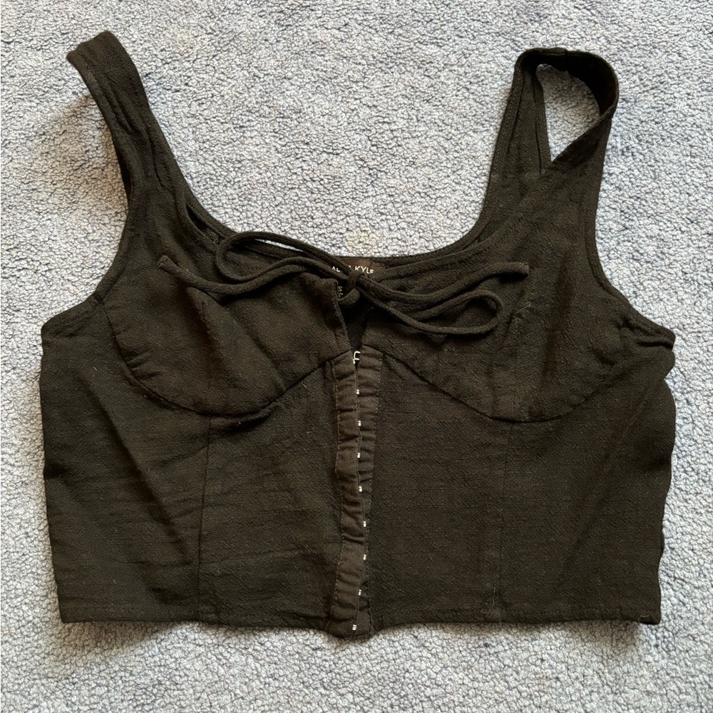 Pacsun Black corset top